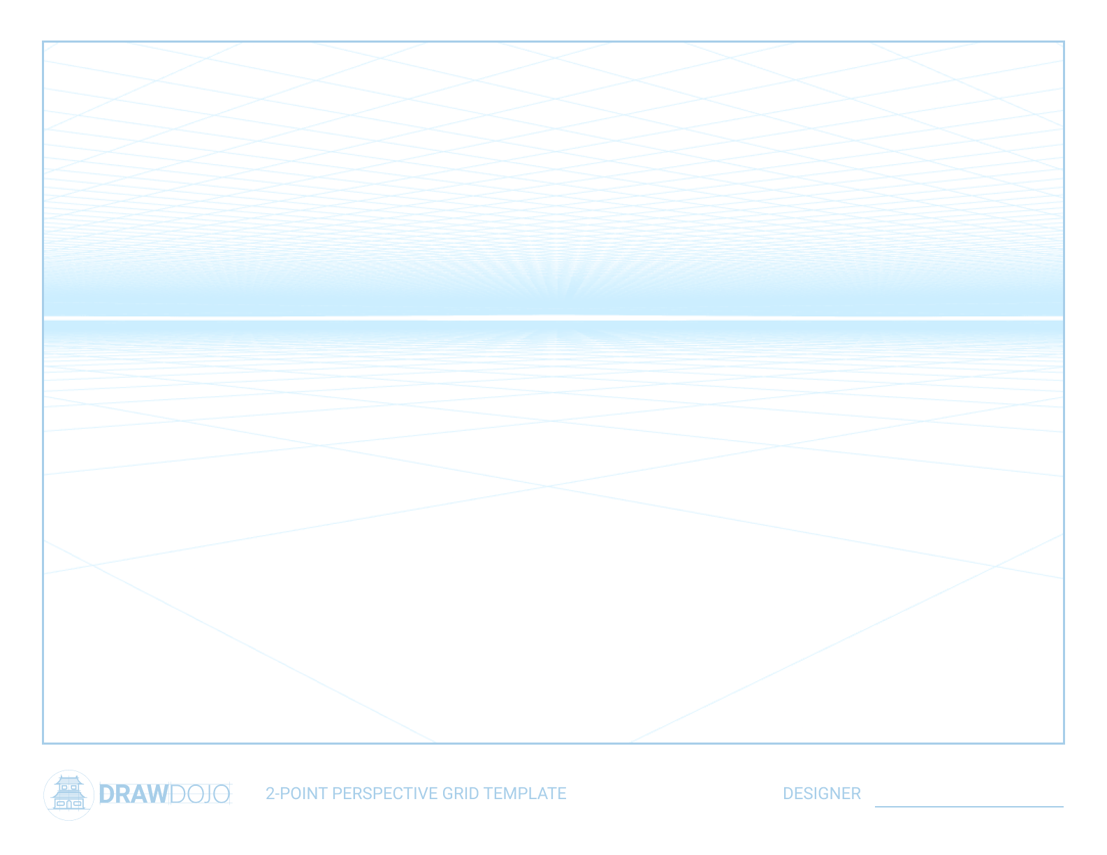 Two-point Perspective Grid